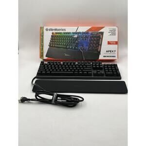 SteelSeries Apex 7 Compact Mechanical Gaming Keyboard – OLED Smart Display